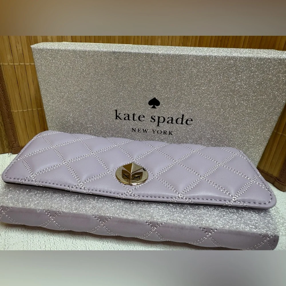 Kate Spade Quilted Lilac Wallet